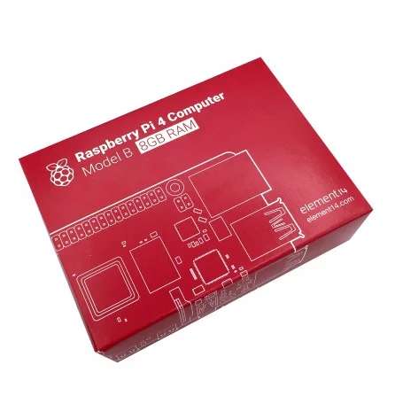 پای raspberry pi 4 مدل b تولید انگلستان با رم 8gb 3