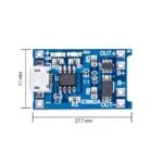 5v 1a میکرو usb باتری های لیتیومی به همراه محافظ 2 1