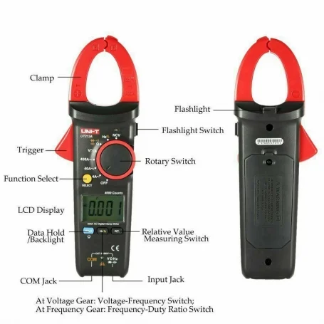 دیجیتال ac ـ 400 آمپر دقیق uni t مدل ut213a 8