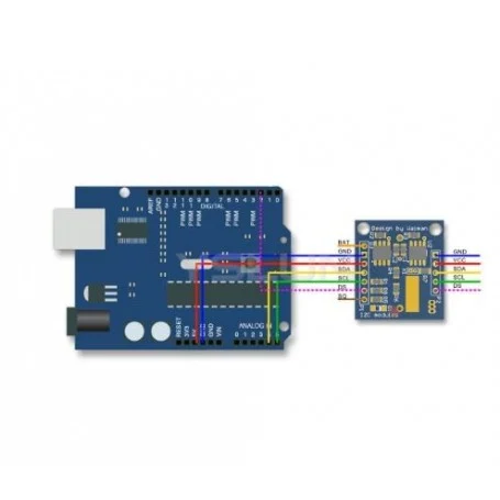 ds1307 به همراه حافظه real time clock chip 3