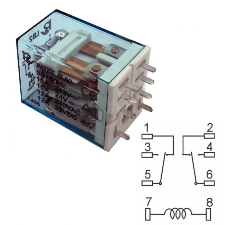 ای 48vdc تایوانی مارک rayex کد lb2 48dp 2