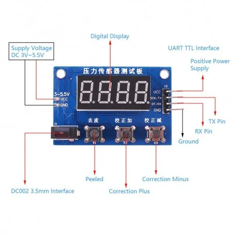 وزن سنسور hx711 4