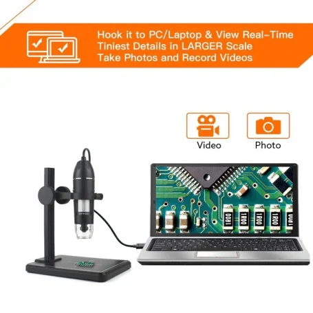 1000x usb digital microscope پایه ثابت 10