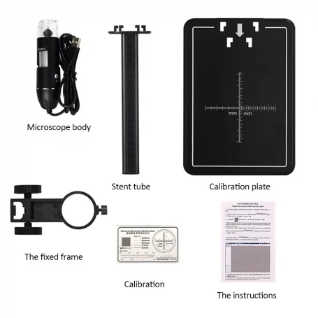 1000x usb digital microscope پایه ثابت 12