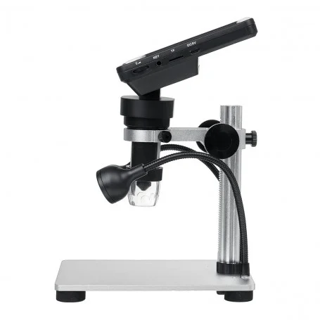 1200x portable digital microscope دارای نمایشگر 7 اینچی مدل dm9 18