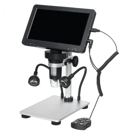 1200x portable digital microscope دارای نمایشگر 7 اینچی مدل dm9 19