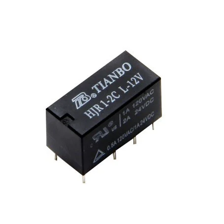 12v دو کنتاکت مارک tianbo کد hjr1 2cl 12v 2