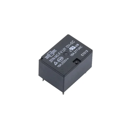 رله 12V پایه میلون بوبین کنار 4 پین 16A تایوانی مارک Song Chauan کد 201N-1AC-F-V
