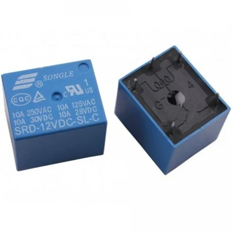 12v 10a پایه میلون t73 مارک songle کد srd 12vdc sl c 1