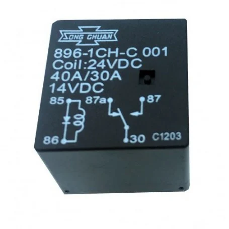 24v قدرت 5 پایه تایوانی مارک song chuan کد 896l 1ch c 1