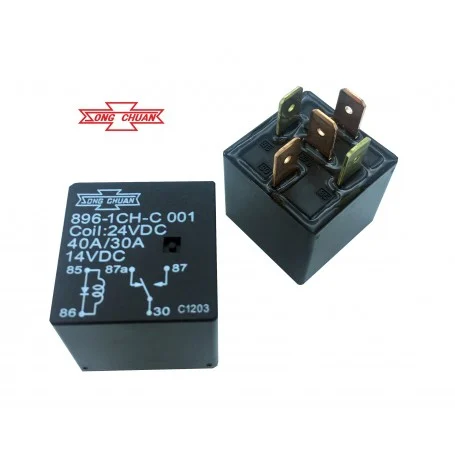 24v قدرت 5 پایه تایوانی مارک song chuan کد 896l 1ch c 2