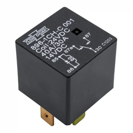 رله 24V قدرت 5 پایه تایوانی مارک SONG CHUAN کد 896l-1CH-C