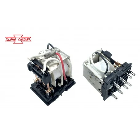 48v مینیاتوری 8 پایه تایوانی مارک song chuan کد sclb w dpdt c 1