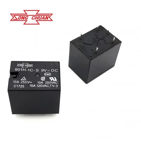 9v پایه میلون 10a تایوانی مارک song chuan کد 801h 1c s 1