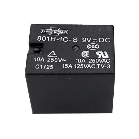 9v پایه میلون 10a تایوانی مارک song chuan کد 801h 1c s