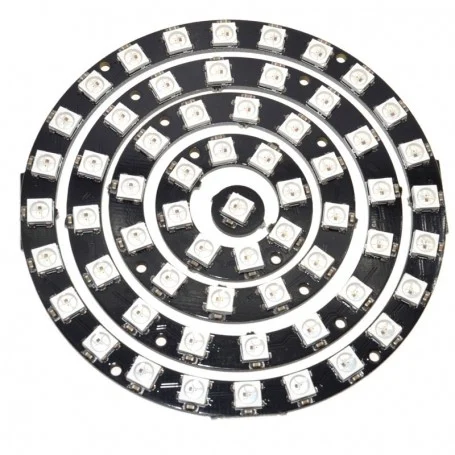 led rgb حلقه ای 16 تایی ws2812 2