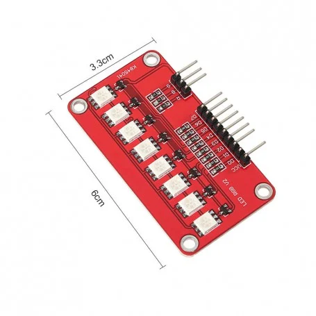 led rgb خطی 8 تایی مدل v2 3