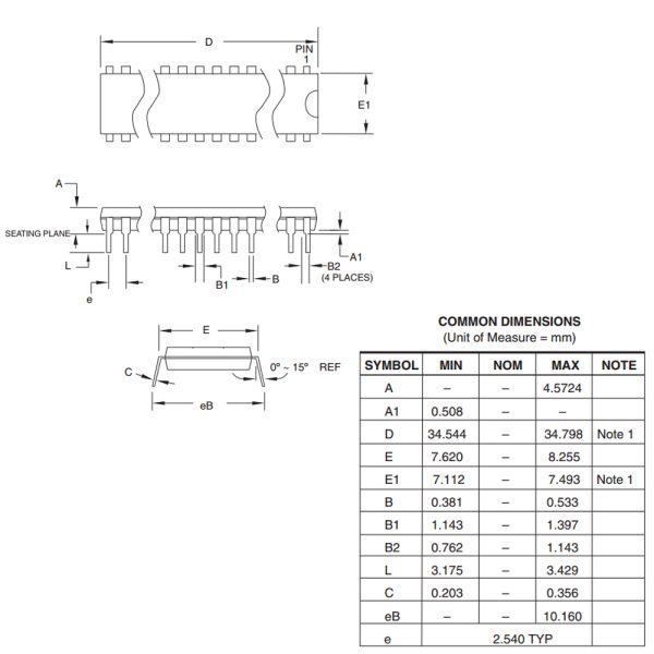 میکروکنترلر ATMEGA328P-PU پکیج PDIP-28