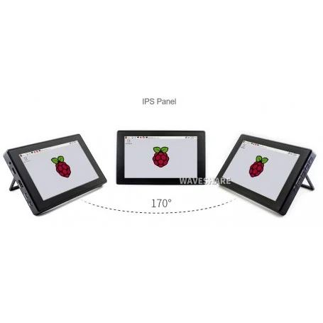 7 اینچ لمسی دارای ورودی hdmi و minihdmi رزولوشن 1024x600 شرکت waveshare 10