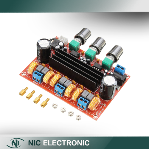 برد آمپلی فایر حرفه ای 2x50W+100W XH-M139