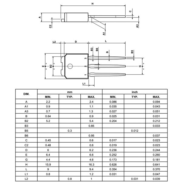 آی جی بی تی IRFU210B