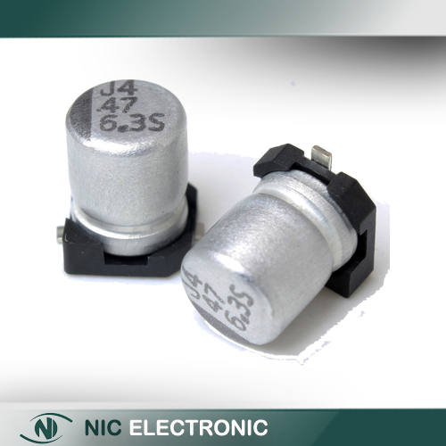 خازن الکترولیت اس ام دی 47UF/6.3V ES