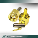 RF MALE SMA CONNECTOR FOR CABLE RG 174