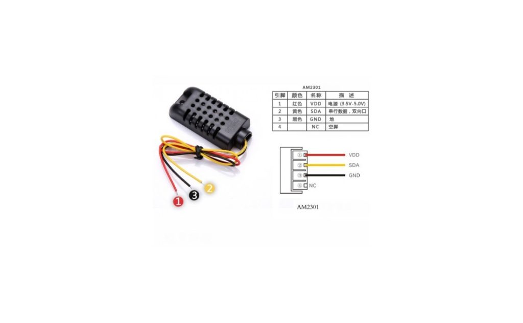 ماژول آماده سنسور دما و رطوبت آب و هوا am2301 dht21 (3)