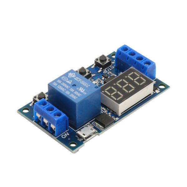 ماژول تایمر 30-6 ولت مدل JZ-801 قابل تنظیم