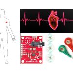 ماژول سنسور الکتروکاردیوگرافی ecg ضربان قلب ad8232 به همراه پراب (9)