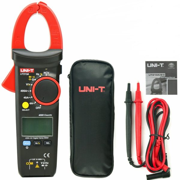 کلمپ متر دیجیتال AC ـ 400 آمپر دقیق UNI-T مدل UT213A