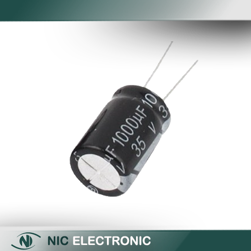 خازن الکترولیتی 1000UF/35V-13X21-105C-BLACK