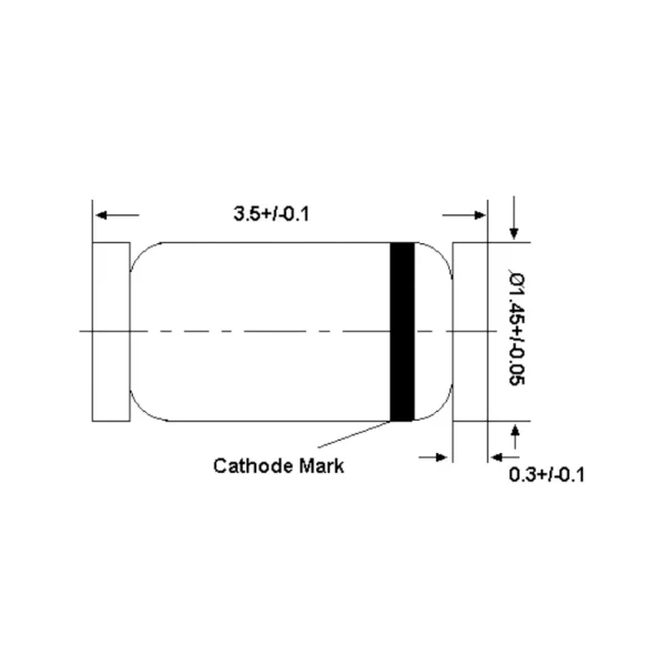 دیود زنر ZENER 10V-MINI MELF