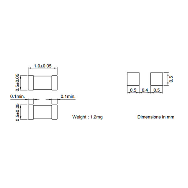 سلف SMD 120NH پکیج 0805