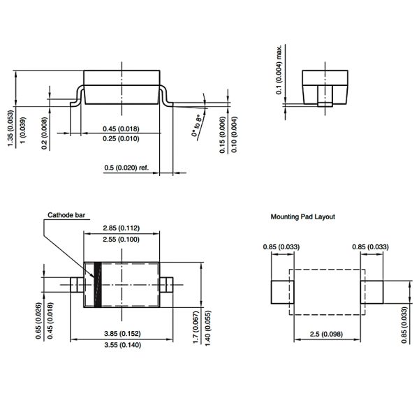 دیود زنر MMSZ5260B