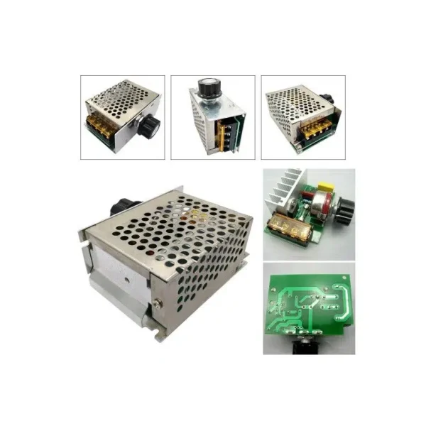 دیمر 4 کیلووات SCR - ولتاژ 220 ولت AC مدل قابدار