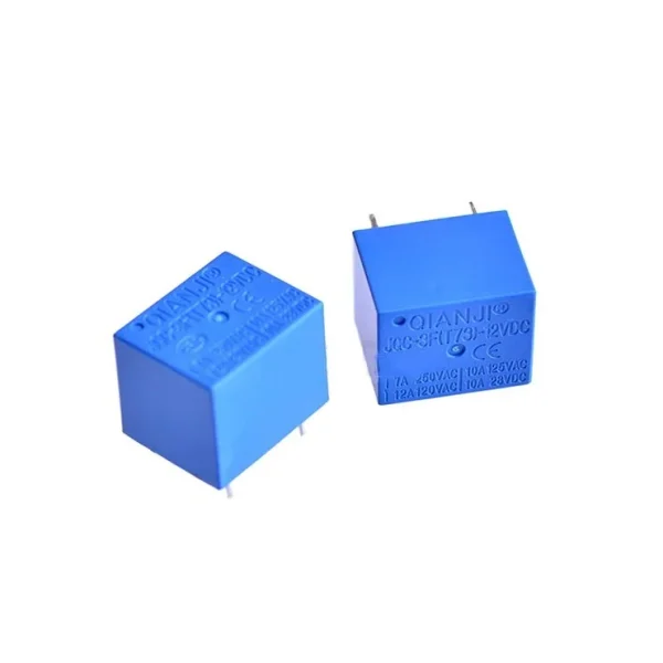 رله 12V-10A پایه میلون T73 مارک QIANJI کد JQC-3F-12VDC