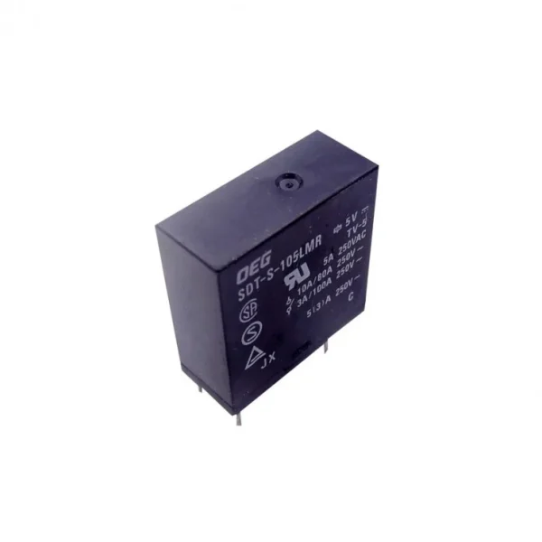 رله 5V کتابی 4 پایه ژاپنی مارک OEG کد SDT-S-105LMR
