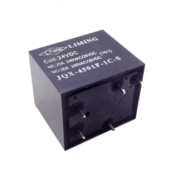 رله فیش خور - کولری 24 ولت 30 آمپر T91 مارک LIMING کد JQX-4501F-1C-S