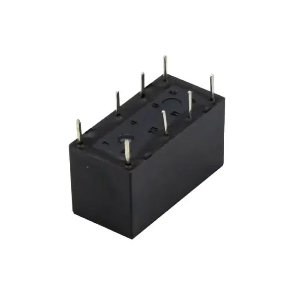 رله مخابراتی 12V دو کنتاکت مارک TIANBO کد HJR1-2CL-12V