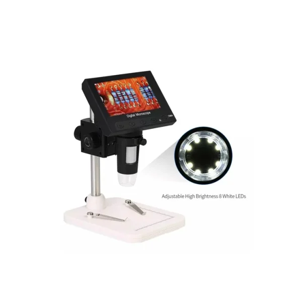 میکروسکوپ دیجیتال 1000X Portable Digital Microscope دارای نمایشگر 4.3 اینچی مدل DM4
