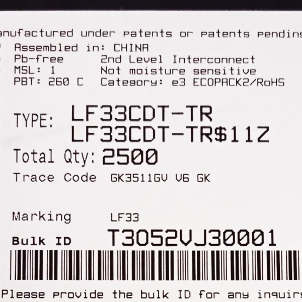 رگولاتور LF33CDT