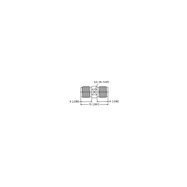 مبدل کانکتور RPSMA-F به RPSMA-F