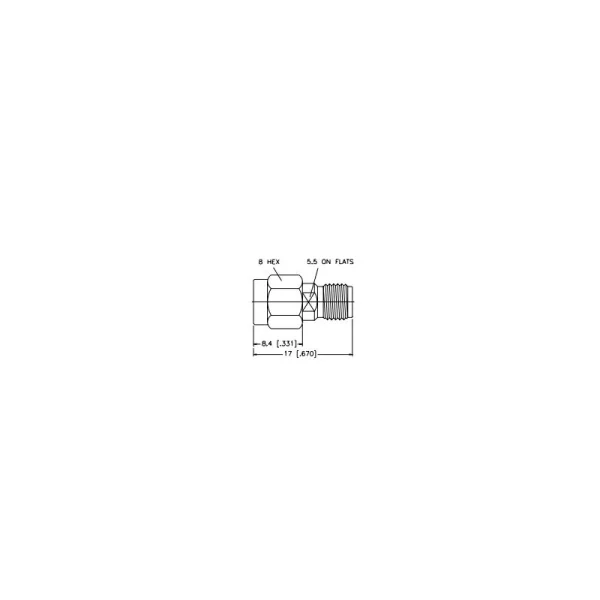 مبدل کانکتور SMA-M به SMA-F