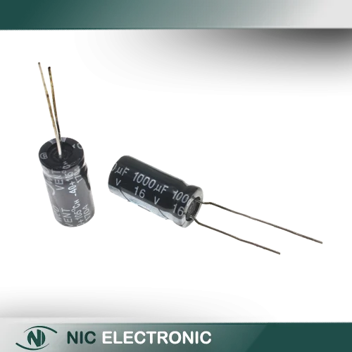 خازن الکترولیتی 1000UF/16V-8X16-105C-BLACK