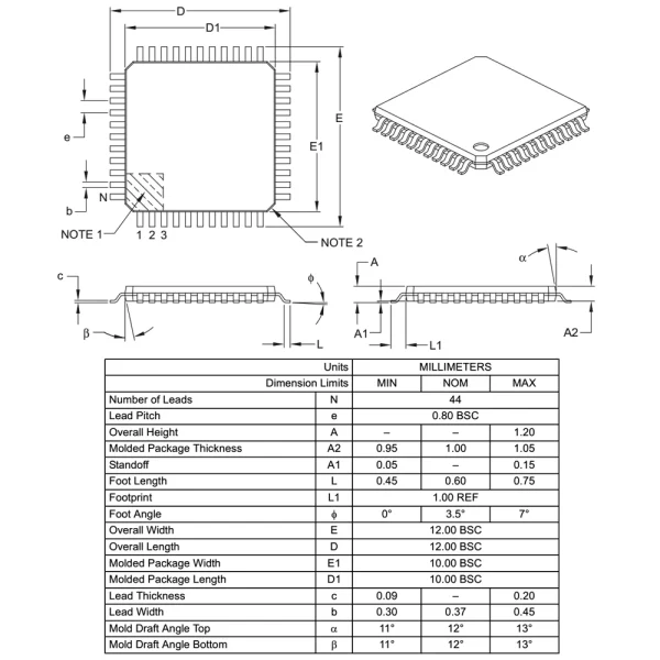 PIC18F452-I/PT
