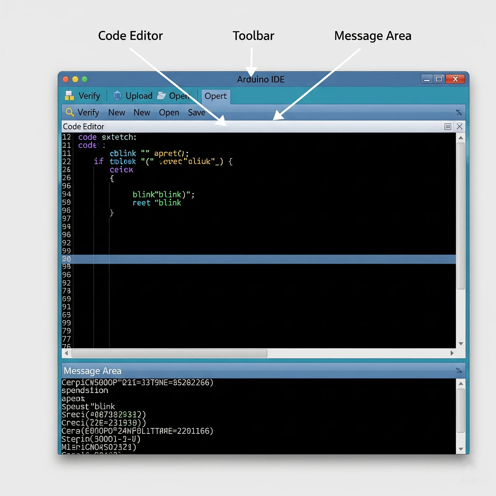 محیط نرم‌افزار Arduino IDE